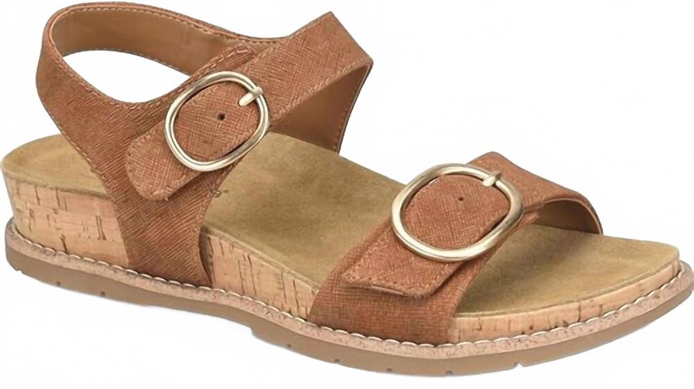 NEW COMFORTIVA women's gibson sandal in tan